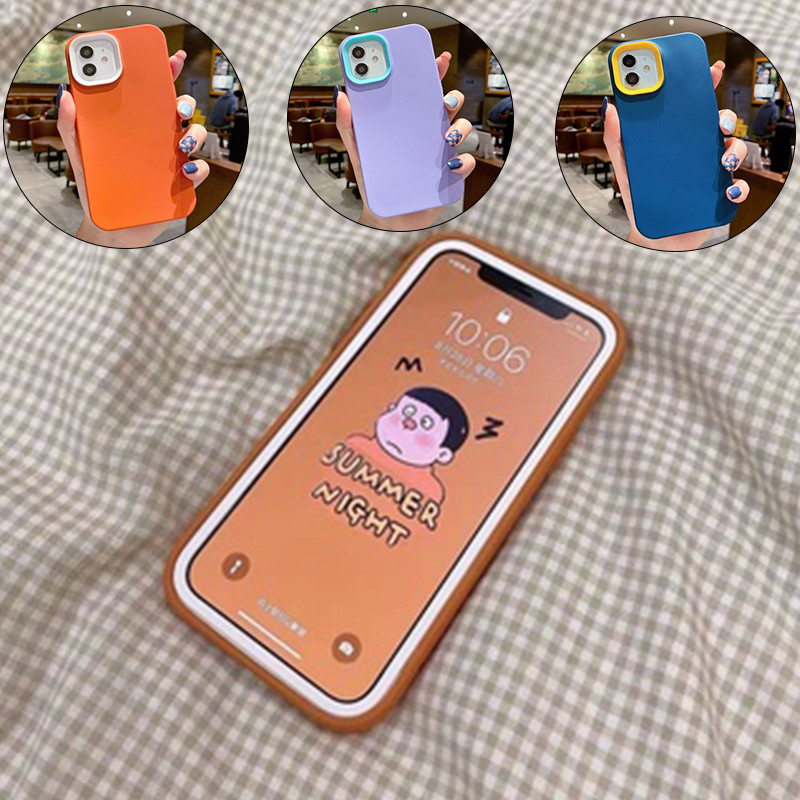 3 IN 1 เคสไอโฟน for iPhone 16 15 14 11 13 12 Pro Max เคสไอโฟน13 X XS XR 7 8 Plus DoubleLayer Protect
