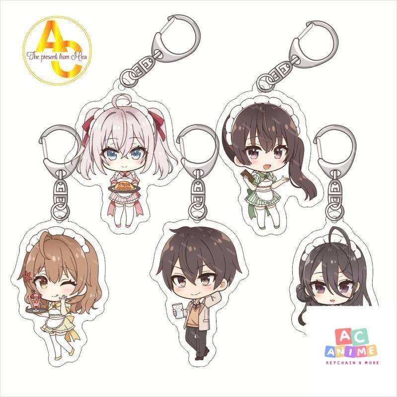 พวงกุญแจน่ารัก Kujou Alisa Mikhailovna Suou Yuki Kimishima Ayano Kujou Maria Mikhailovna