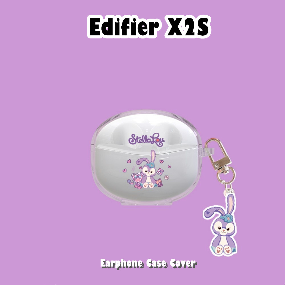 Fast ShipmentFor Edifier X2S Case Casing Soft Silicone Cartoon Transparent Headphone Case Cover