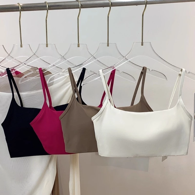 【MAGGIEYOGA】(เบาะคงที่)) สปอร์ตบราเซ็กซี่รูปตัว U Beauty Back Anti-slip Hem Bra Gym โยคะ