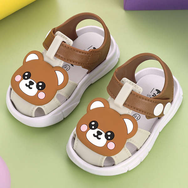 crocs แท้เด็ก รองเท้ามีไฟ รองเท้าแตะเด็กรุ่นแฟชั่นฤดูร้อนสำหรับเด็กชายและเด็กหญิงรองเท้าแตะกันลื่นรอ