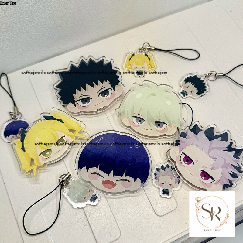 พีโป | Griptok Kaiju no 8 ที่วางโทรศัพท์ พวงกุญแจขนาดเล็ก 3 ซม. น่ารัก