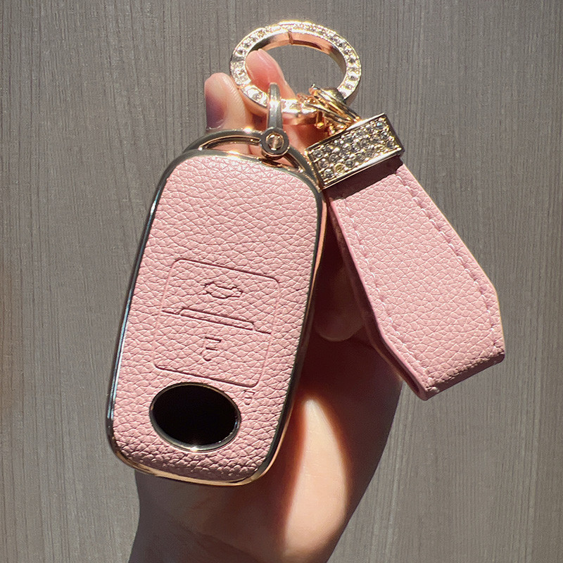 เคสกุญแจรีโมทรถยนต์ฝาครอบกุญแจรถผู ้ ถือหนัง For Toyota Yaris Cross 2023-2025 - รูปที่ 5