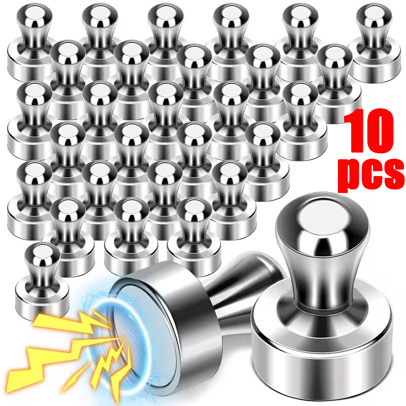 หมุดแม่เหล็กโลหะ / เป๊กแม่เหล็กสําหรับไวท์บอร์ด / ปุ่มสแน็ปแม่เหล็ก