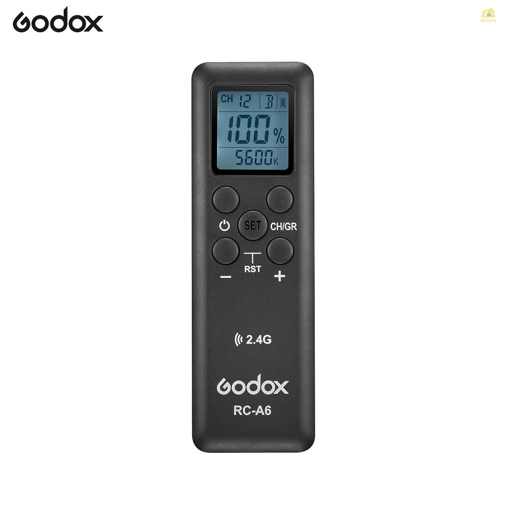 Godox RC-A6 รีโมทคอนโทรล 2.4GHz เกียร์ไร้สาย 32 ช่อง 16 กลุ่มสําหรับ Godox SL150II SL200II SL150IIBi