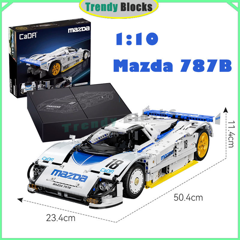 C63007 Mazda 787B Building Blocks 1:10 Technic RC Racing R26B สี่โรเตอร์เครื่องยนต์ของเล่นของขวัญสํา