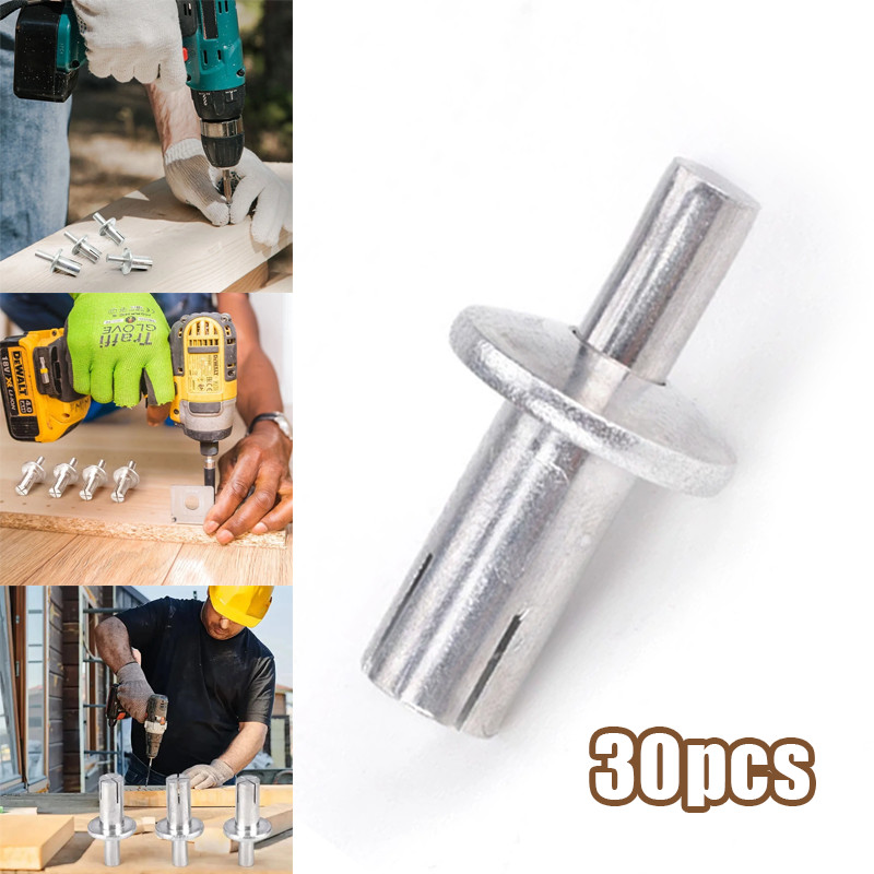 30 ชิ้น Dynabolt SS Bolts ขนาด 5X7/Nail/Frame Anchor