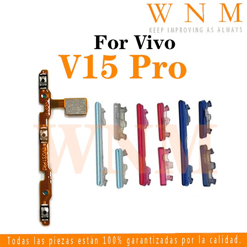 สําหรับ Vivo V15 Pro Power ปุ่ม Flex บน/ปิดปุ่มสวิทช์ด้านข้าง Key Volume Up Down Flex สายโทรศัพท์มือถือ Part