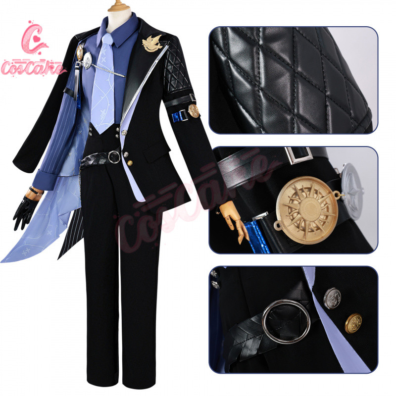 Zenless Zone Zero Hugo Vlad คอสเพลย์เกมอะนิเมะชุดหมวกผู้ชาย