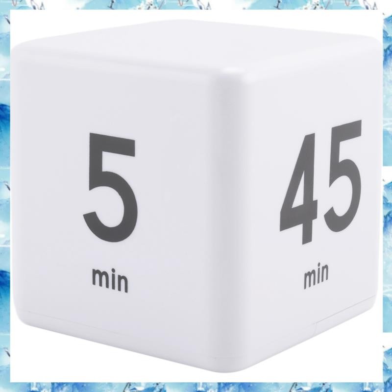 [ ] Cube Timer Kitchen Timer Time Management Timer for Sensor Flip Management and Counting 25-5-45-1