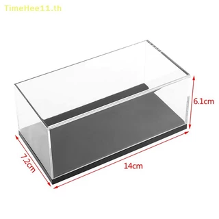 TimeHee Scale 1:43 อะคริลิคโปร่งใส Hard Cover กล่องแสดงสําหรับรถยนต์รุ่นรูปสะสม Miniature TH