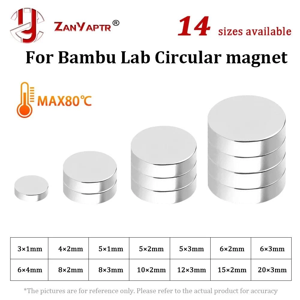 สําหรับ Benmb Lab วงกลมแม่เหล็ก DIY อะไหล่สําหรับชิ้นส่วนเครื่องพิมพ์ 3D