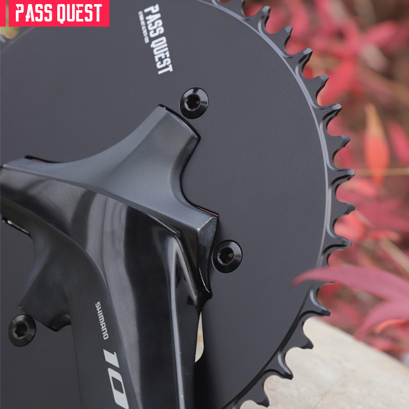 Shimano 105 R7000 R9100 R8000 12 ความเร็วล้อมรอบอย่างเต็มที่บวกฟันลบถนนแผ่นเดียว