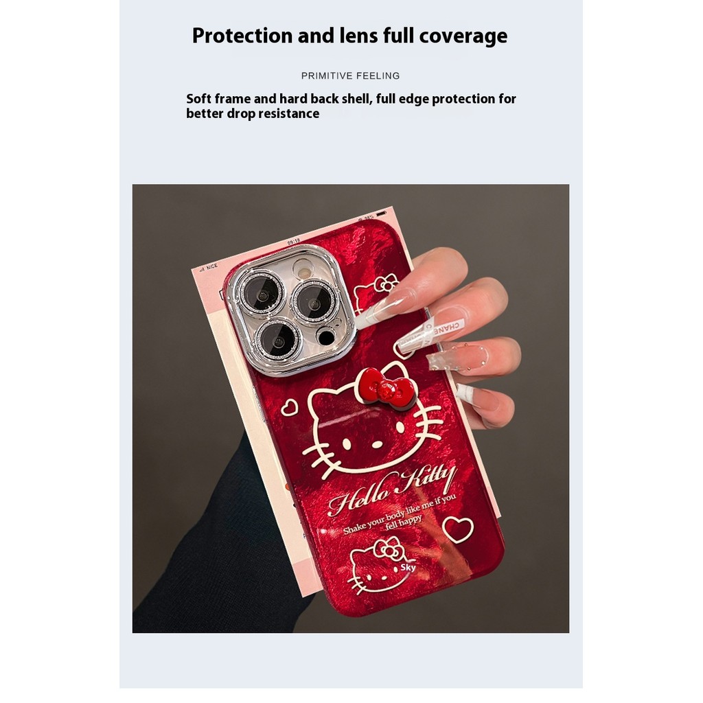 [303]🔥มาพร้อมกับการป้องกันเลนส์🔥เหมา OPPO Reno 14 13 11Pro 9  findX9 X9 Pro Pro เคสโทรศัพท์เหมา เหมาะสําหรับเคสโทรศัพท์ opporeno13 Benming ปี 7pro/13 Cat Bow reno9/8/7pro กันกระแทก - รูปที่ 5