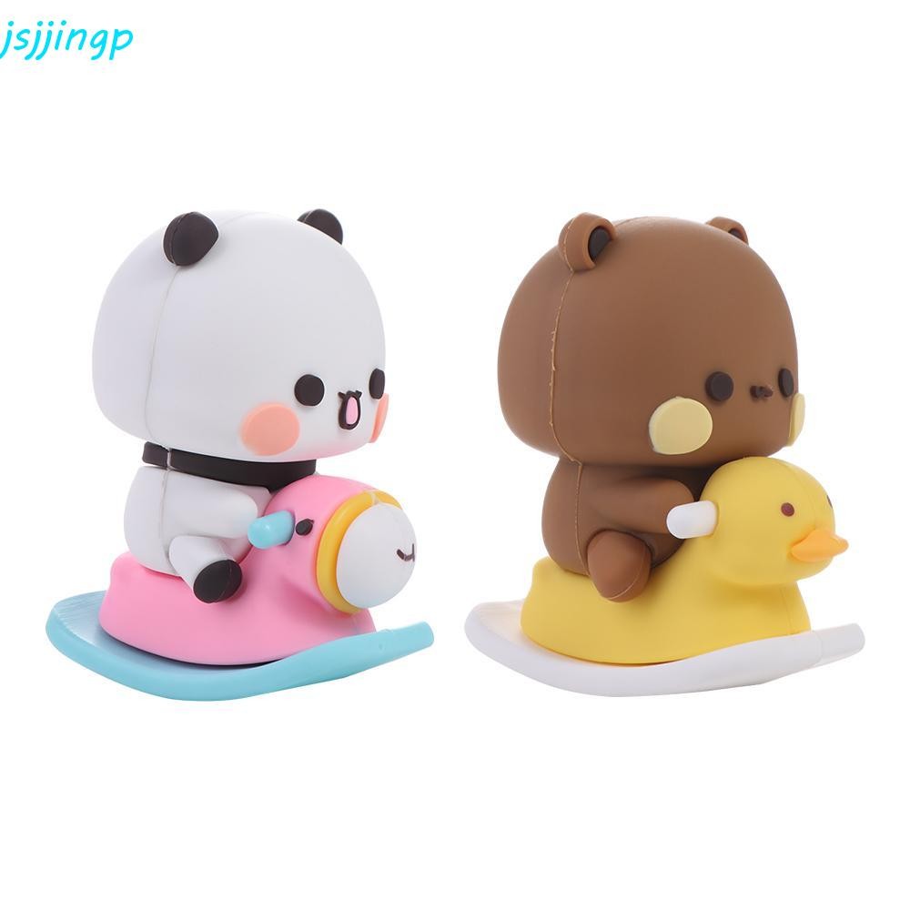 Jsjjingp Bubu Dudu Panda Bear รูป, อะนิเมะรูป Panda Panda Bubu Dudu รูปตุ๊กตา, การ์ตูนที่น่าตื่นเต้นสะสมหมี Panda Bubu Bear ของเล่นตกแต่งบ้าน