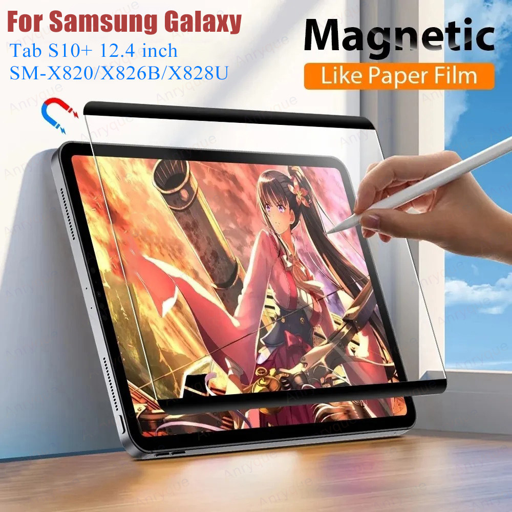 สําหรับ Samsung Galaxy Tab sS10 + 12.4 S10 FE Plus 13.1 นิ้ว 2025 Matte Soft Paperfeel Magnetic Scre