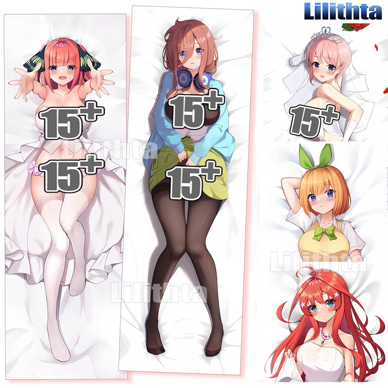 Dakimakura ปลอกหมอน Quintessential Quintuplets Nakano Miku Nino Yotsuba Itsuki Ichika Gotoubun ไม่มี
