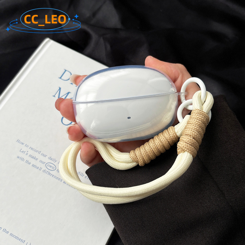 for UGREEN ClipBuds Pro Case UGEEN HiTune S8 Clear Soft Case Cute Lanyard Suitable for UGREEN ClipBu