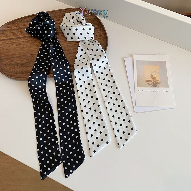 ร้านค้าไทย🔥Y2kผ้าพันคอ ลายจุด วินเทจหวานสไตล์เกาหลี ผู้หญิงอเนกประสงค์ เครื่องประดับแฟชั่น มาใหม่ - รูปที่ 6