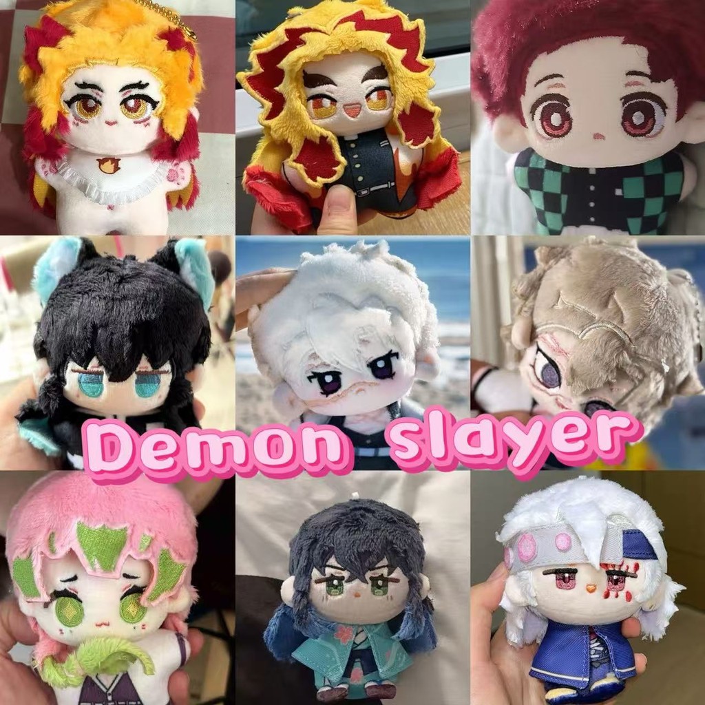 10 ซม.Demon Slayer ของเล่นตุ๊กตา Shinazugawa Sanemi Tomioka Giyu Kamado Tanjirou Kamado Nezuko Agats