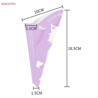 (warmfor) 10PCS ทิ้งหญิง Urination ผู้หญิงปัสสาวะช่องทางสําหรับการเดินทางตั้งครรภ์ Camping กลางแจ้งแบบพกพายืน Pee กระดาษถ้วย
