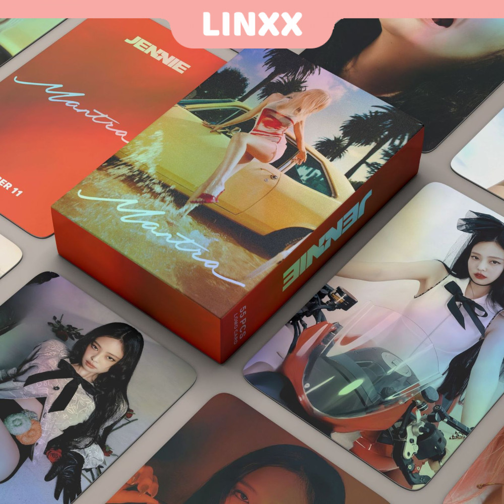Linxx 55 ชิ้น JENNIE Mantra อัลบั้ม Lomo Card Kpop Photocards ชุดโปสการ์ด