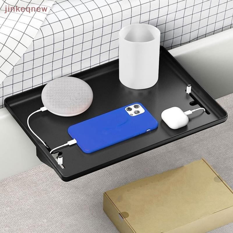 Jkth แขวนข้างเตียงชั้นวางของ Clip-on ถาดข้างเตียง Floag เฟอร์นิเจอร์สําหรับ Bunk Bed Organization Mobile Rack หอพักโต๊ะบ้าน JKK