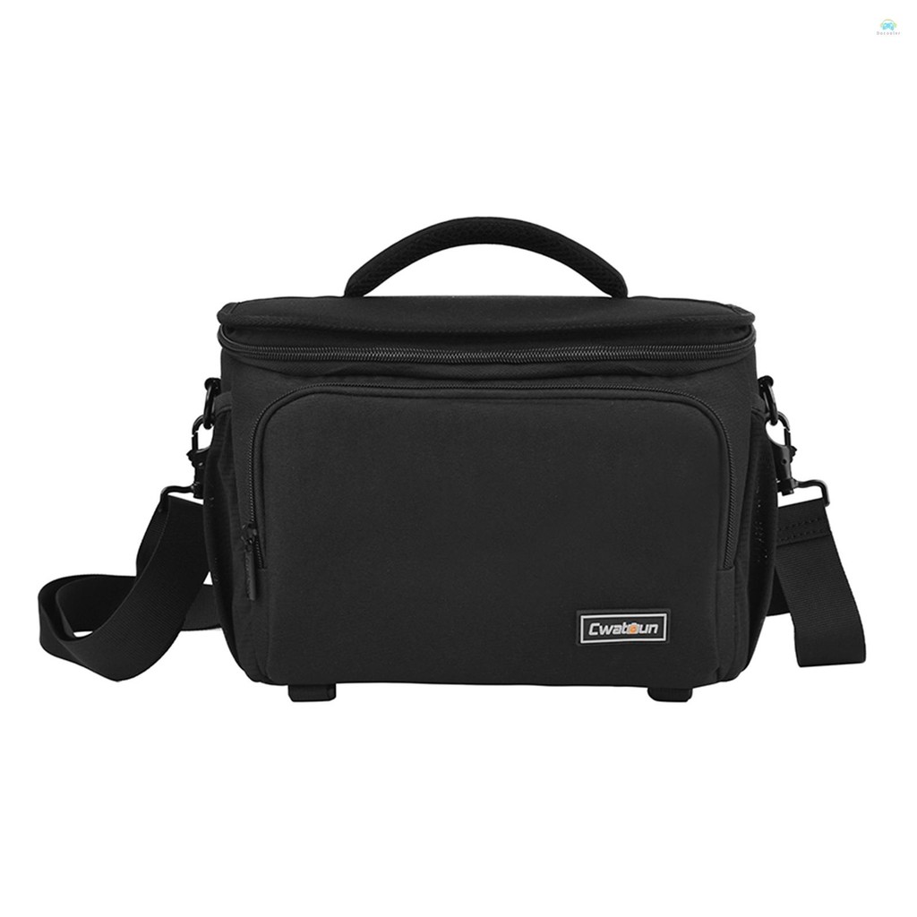 Yb2 กระเป๋ากล้อง Cwatcun กระเป๋ากล้อง Travel Camera กระเป๋าสะพายกันน้ํา Shock-proof Camera Case สําหรับกล้อง Mirrorless ที่ถอดออกได้ Dividers และ