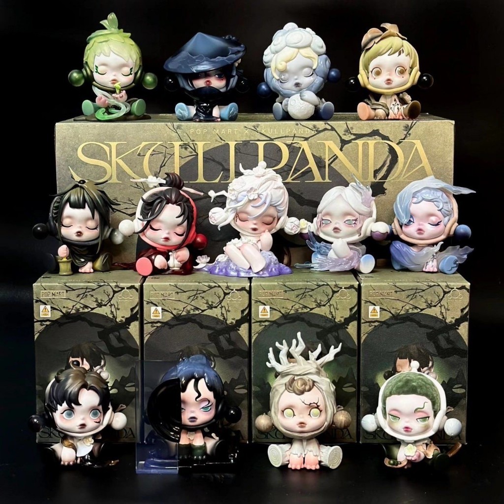 กล่องจุ่ม Skullpanda The Ink Plum Blossom Series เช็คการ์ด สเการ์แพนด้า SP เช็คการ์ด ไม่แกะตัว พร้อมส่ง น่าสะสม