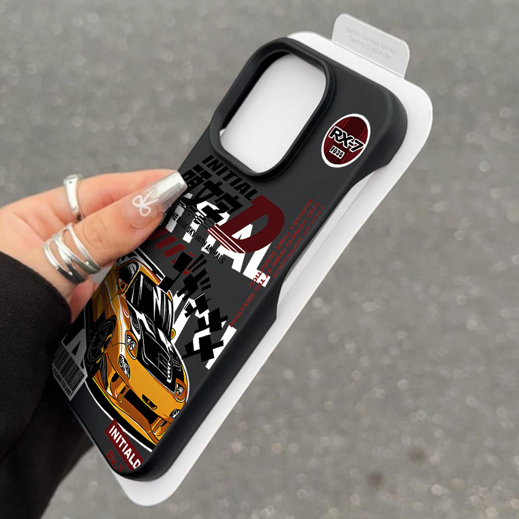 GTR แข่งรถ เคสสําหรับiphone 15 Pro Max 16 14 XR 13 12 11 Pro Max X Xs Max 13 12 11 ครึ่งแพ็คคลาสสิกMatte Softเคสโทรศัพท์