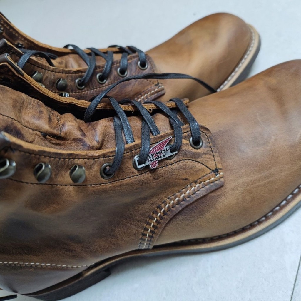 Red Wing REDWING REDWING ป้ายปีก เชือกผูกรองเท้าโลหะ หัวเข็มขัดตกแต่ง Niche-02