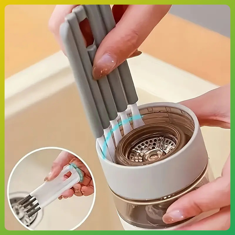 litai แปรงทําความสะอาดช่องว่างแก้ว ขนแปรงนุ่ม ยืดหยุ่น ทำความสะอาดตามซอกต่างๆ อเนกประสงค์