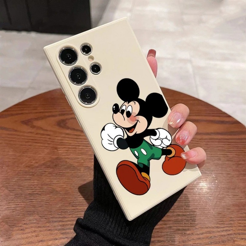 Disneys Mickeys Minnies เมาส์สําหรับ Vivo V30 V29 V27 V25 Pro V29 Lite V29e V27e เคสโทรศัพท์ซิลิโคนขอบสแควร์ปกอ่อน - รูปที่ 7