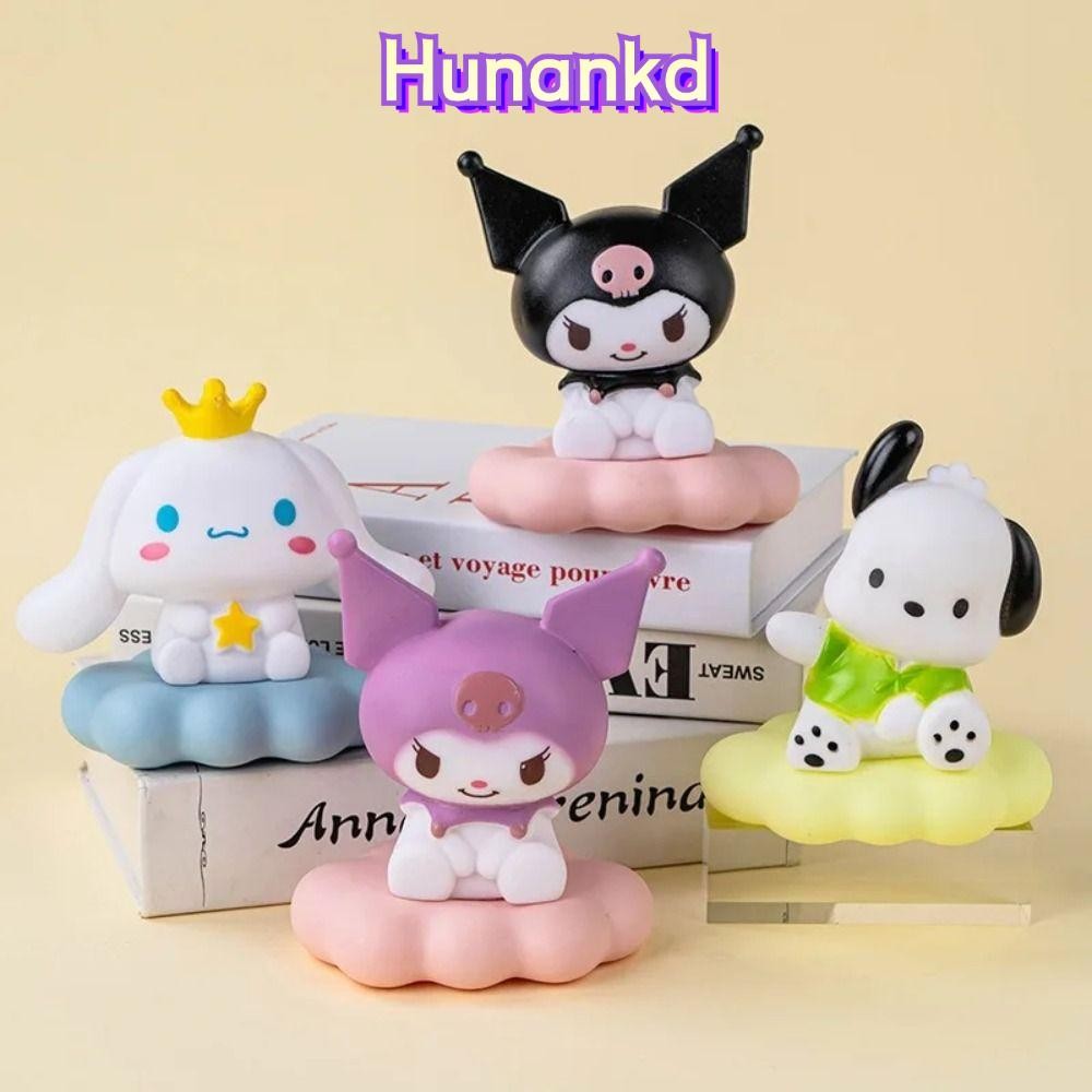 โคมไฟเมฆเรืองแสง HUAN ของขวัญ โคมไฟข้างเตียง Sanrios Kitty ตกแต่งเค้ก โคมไฟตั้งโต๊ะขนาดเล็ก