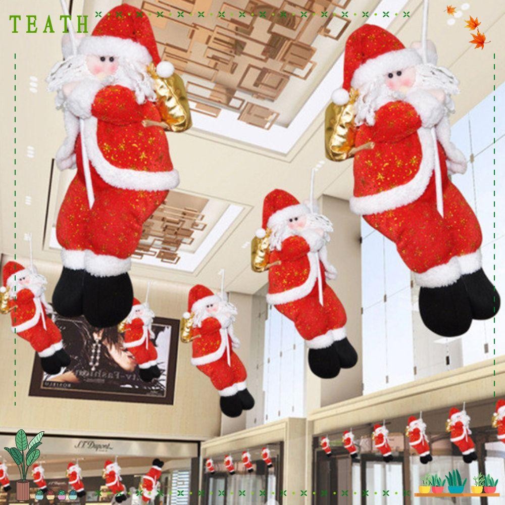 Teath Santa Claus Creative แขวนตกแต่งเครื่องประดับคริสต์มาส