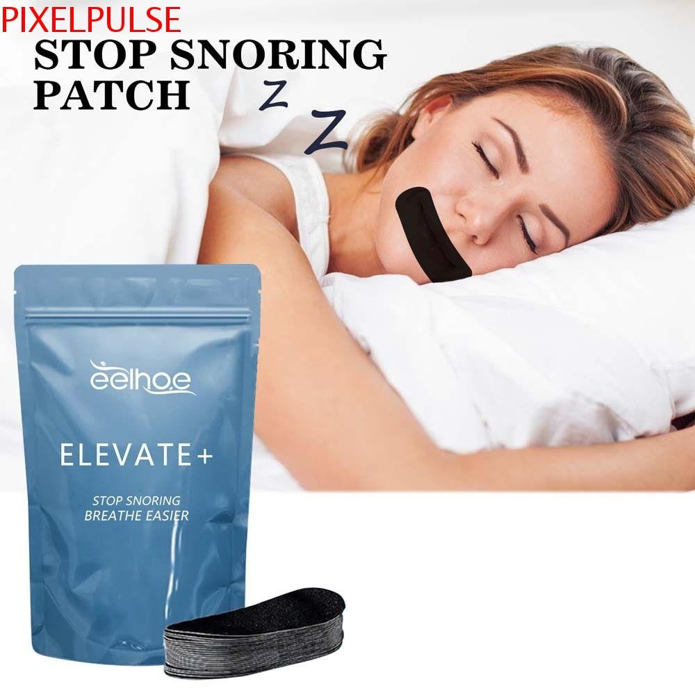Pixelpulse 30 ชิ้น/เซ็ต Anti-Snoring mouth Tape, หยุด Snoring Mandibular Correction ปากหายใจ Patch, ป้องกันปากหายใจ Sleep สติกเกอร์ปิดปาก