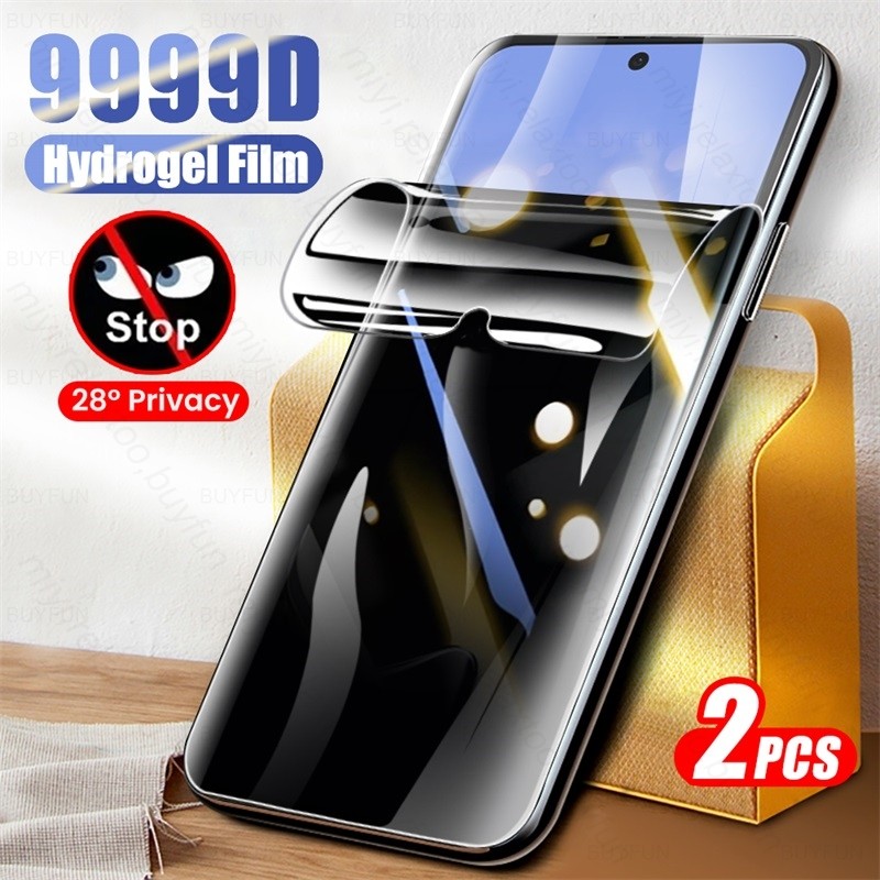 สําหรับRealme X3 SuperZoom XT 730G X50m X U1 400Dคลุมทั้งหมดAnti Spyความเป็นส่วนตัวฟิล์มHydrogelนุ่ม