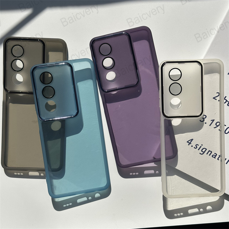 เคสโทรศัพท์สําหรับoppo A80 5G CPH2639 Oppo A3 Pro 5G CPH2665 พร้อมวงเล็บสีสันAnti-Dropกล้องเกราะป้องกันปกหลัง