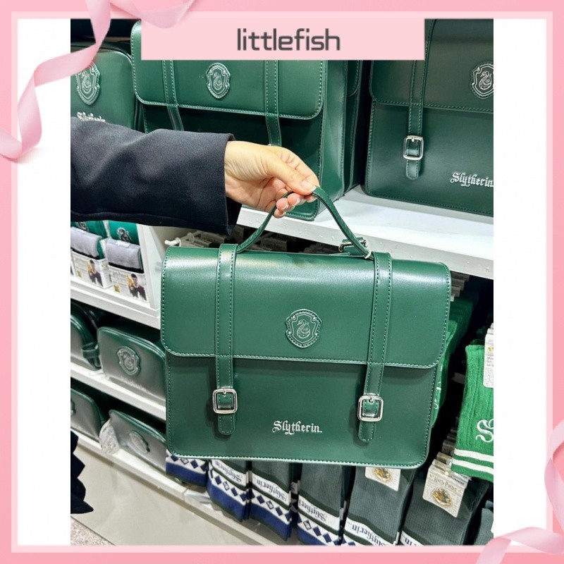 [Littlefish] Harry Potter ร่วมแบรนด์ Hogwarts Academy of Witchcraft and Wizardry กระเป๋าเป้สะพายหลังกระเป๋าสะพายข้างกระเป๋าสะพายข้างสไตล์อังกฤษ