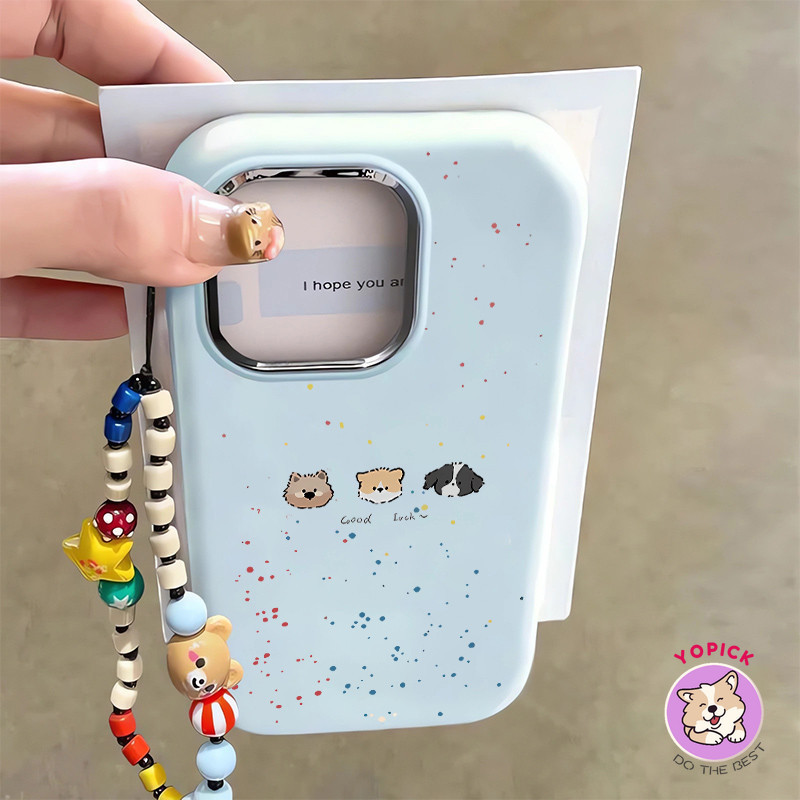 น่ารักหมีเคสโทรศัพท์สําหรับiphone 16 16Pro 16Plus 16Pro Max 11 12 13 14Plus 15Pro XR XS Max 7 8Plusคนรักที่มีสีสันSpot Coulpeการ์ตูนฝาครอบโทรศัพท์ใหม่นุ่มJPM