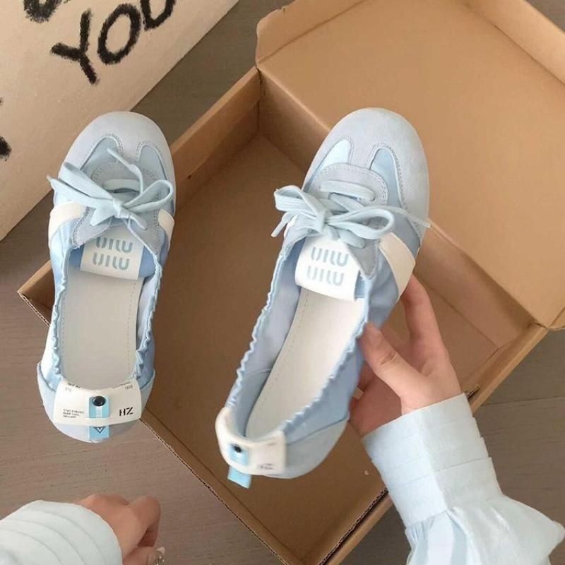 รองเท้าเดี่ยวรองเท้าแบน Soft Sole แฟชั่นกันลื่นลําลอง