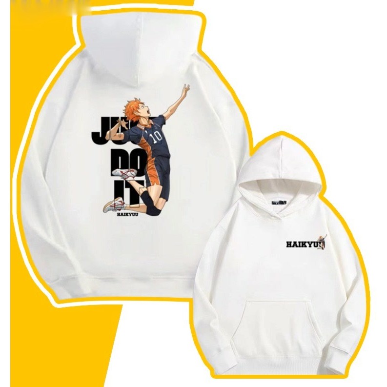 การ์ตูนญี่ปุ่น Haikyuu!! เสื้อกันหนาวมีฮู้ด Hinata Shoyo hoodie
