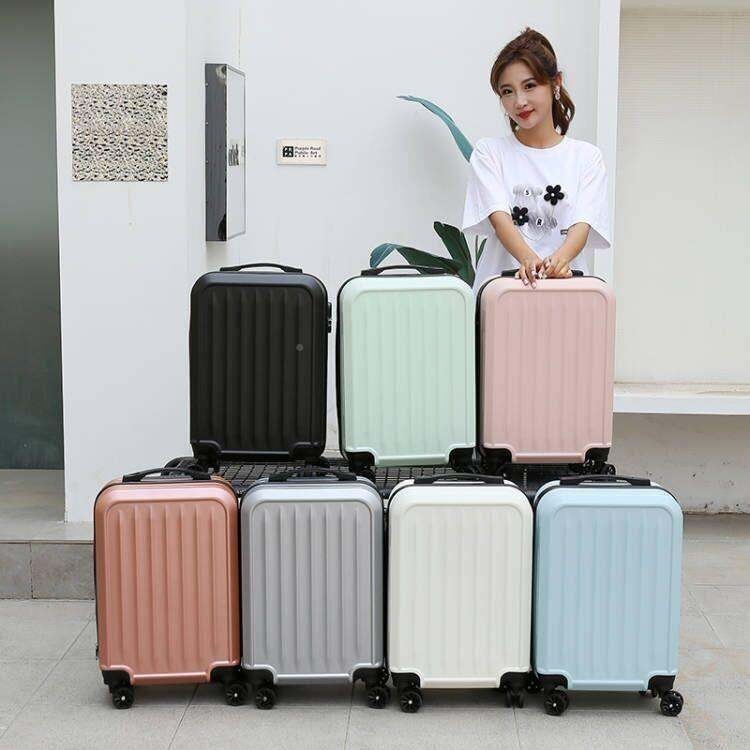กระเป๋าเดินทาง กระเป๋าเดินทา luggage 20นิ้ว แข็งแรงทนทาน สีและสไตล์ต่างๆ ทนต่อการขีดข่วน