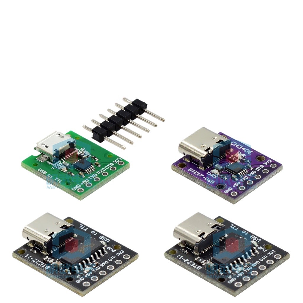 Downloader CH340E CH340C CH9340C USB to TTL โมดูลสามารถใช้ As Pro mini TYPE-C CH340C กระดานดํา CH340