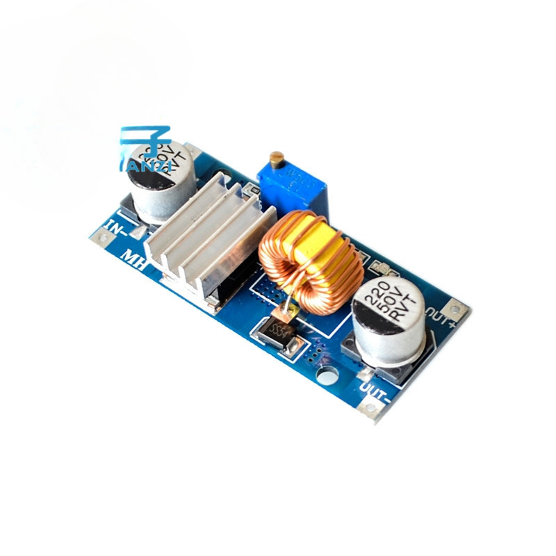 DCDC XL4015 โมดูล Buck ปรับได้ 4 ~ 38V High Power 96% ประสิทธิภาพสูง Low Texture Wave 5A XL4015 โมดู