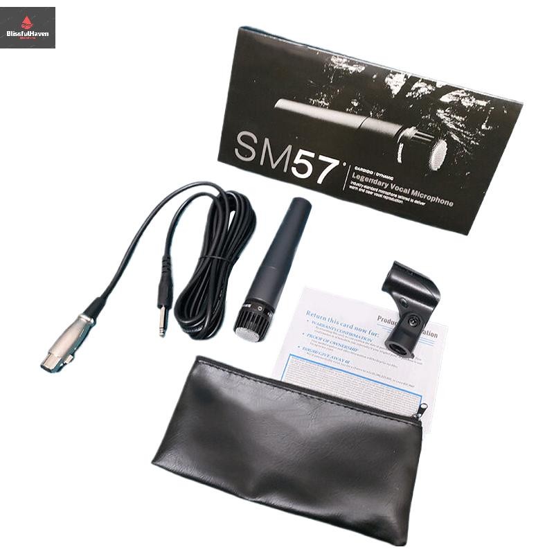 COD Metal SM57 Cardioid Dynamic Microphone สําหรับเวทีร้องเพลงไมโครโฟนแบบมีสายสําหรับคาราโอเกะ BBOX Recording Vocal ใหม่