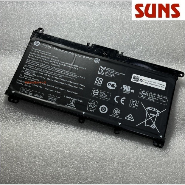 ✿ต้นฉบับ huipu HW03XL HSTNN-DB9Y LB8U L97300-005แล็ปท็อปแบตเตอรี่