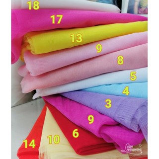ผ้าเมตร ผ้ามุ้ง ตาข่ายนิ่ม ตกแต่งเสื้อผ้า ชุดเดรส เสื้อ แบ็ค…