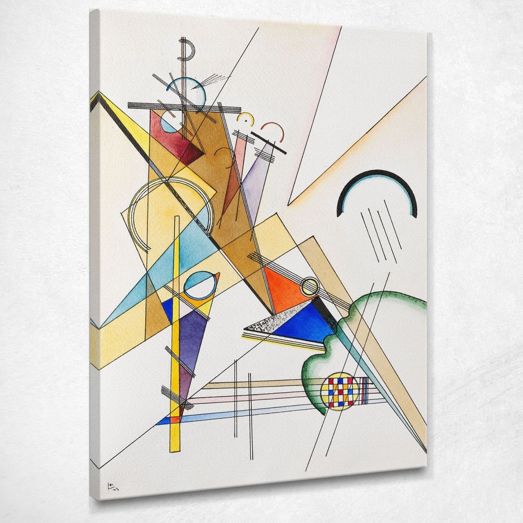 Tissue Wassily Kandinsky, wk68 ภาพพิมพ์บนผ้าใบแคนวาส
