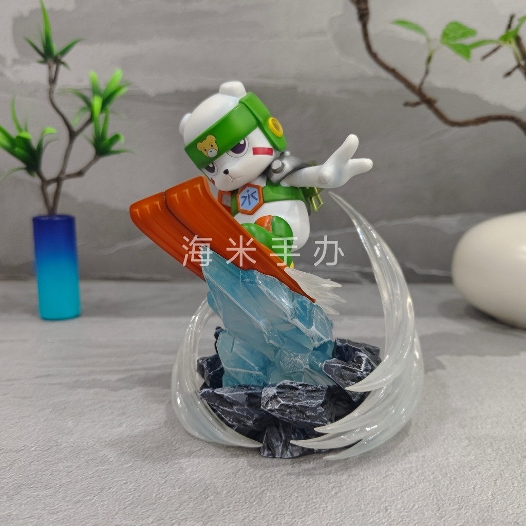 Digital Baby Ice Bear Beast Skiing Unlimited Zone Pet Elf Anime Peripheral GK Hand-Made Art Ornament